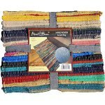 About Home Multicoloured Handwoven Chindi Rag Rug, Carpet