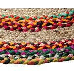 About Home Jute Cotton Chindi RAG RUG hand made braided round in many sizes - Image 4