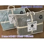 Honeycomb Waffle Cotton Throw 102"x 155"(Super King) - Image 6