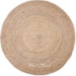 About Home jute rug round color natural jute - Image 5
