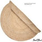 About Home jute rug round color natural jute - Image 3