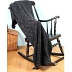 About Home Knitted Stonewashed Combed Cotton Throw 52"x 65"