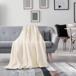 About Home Premium Quality Super Soft Flannel Fleece Throw Blanket, Soft Warm Blanket Throw