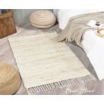 Jute and Cotton Rug : Handwoven Elegance with Natural Fibers - Image 2