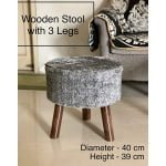 About Home stools with Polished Legs and Soft Padded Foam seat for Living Room
