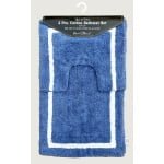 2 Piece Premium cotton bath mat set for Bath room and toilet - 45 x 75 cm and 40 x 45 cm - 100% Cotton Bathroom Mat and Pedestal Mat - Image 9