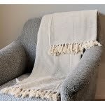 Herringbone Cotton Combo Throw,  (62"x75" 157x190cm) 100% Cotton - Image 7