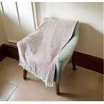 Herringbone Cotton Combo Throw,  (62"x75" 157x190cm) 100% Cotton - Image 12