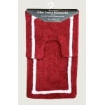 2 Piece Premium cotton bath mat set for Bath room and toilet - 45 x 75 cm and 40 x 45 cm - 100% Cotton Bathroom Mat and Pedestal Mat - Image 6