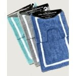 2 Piece Premium cotton bath mat set for Bath room and toilet - 45 x 75 cm and 40 x 45 cm - 100% Cotton Bathroom Mat and Pedestal Mat - Image 3
