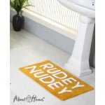 Supersoft Cotton Slogan Bath Mat Sweet Cheeks 45x75 cm - Image 2