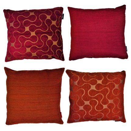 About Home Royal Jacquard Cushion Covers (55 x 55 cm)/(22"x22") Pillow Case for Living Room Sofa Bedroom