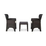 About home Summer Scape Deluxe Outdoor Rattan Furniture Set: Stylish and Durable Patio Essentials for Relaxation and Entertaining ( 2 Seater set) - Image 13