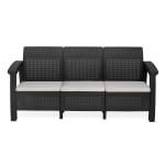 About Home Rattan Garden Sofa patio Furniture sets (5 Seater and 4 Seater) with Center Coffee Table - Patio/Outdoor Set combines comfort and functionality seamlessly - Image 4