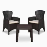 About home Summer Scape Deluxe Outdoor Rattan Furniture Set: Stylish and Durable Patio Essentials for Relaxation and Entertaining ( 2 Seater set) - Image 10