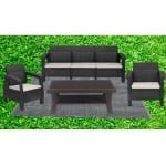 About Home Rattan Garden Sofa patio Furniture sets (5 Seater and 4 Seater) with Center Coffee Table - Patio/Outdoor Set combines comfort and functionality seamlessly - Image 3