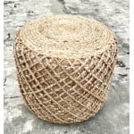 Jute Pouffe Footstool: The Perfect Extra Seat for Your Living Room - Image 2