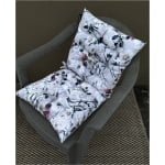 Chairpad with Flower Design - Waterproof, UV-Resistant, Perfect for Patio, Dining, or Living Room 40 x 40 Cm - Image 3