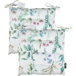 Flower Design Chair Pad
